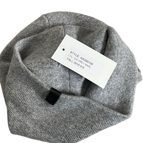 AllSaints NWT Beanie Hat‎ Grey Marl Wool Blend Unisex Fall Sample main image 5